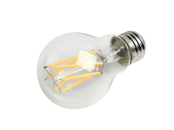 Bulbrite 774141 LED8A19/30K/FIL/2/JA8 Dimmable 8.5W 3000K 90 CRI A19 Filament LED Bulb, JA8 Compliant, Outdoor and Enclosed Rated