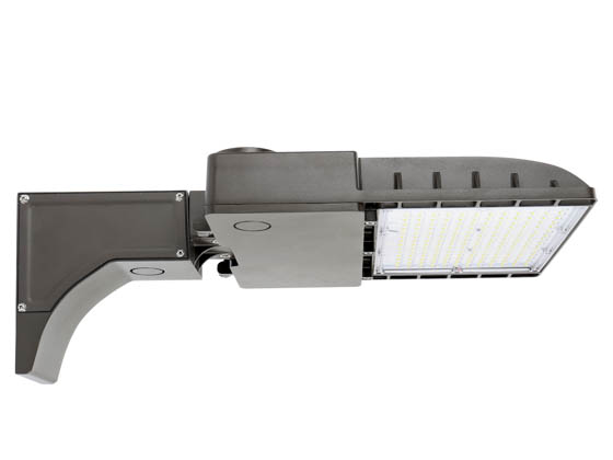 Value Brand MAL04150W27V40KDSQT3 150 Watt, 400 Watt Equivalent, Dimmable 4000K Slim LED Area Light Fixture With Arm Mount, Type III