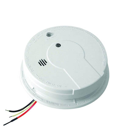Kidde P12040 21006371 P12040 Photoelectric Smoke Alarm with Battery Backup, 120VAC