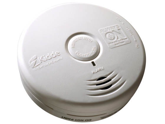 Kidde P3010L 21010164 Photoelectric Living Area Smoke Alarm With 10-Year Sealed Lithium Battery