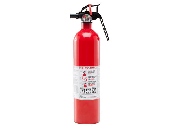 Kidde FA110G 466142MTL Multipurpose Recreational Fire Extinguisher, Disposable