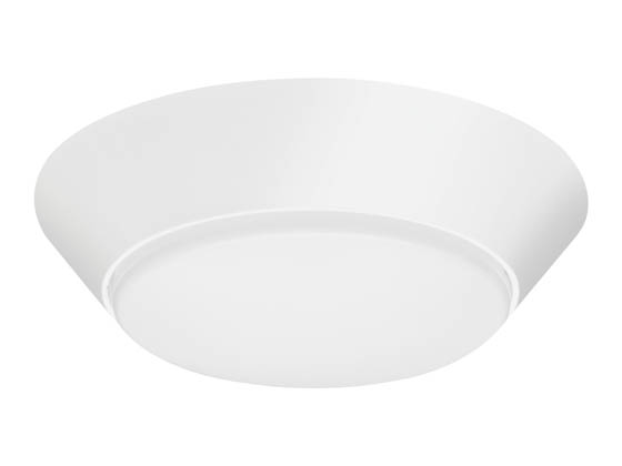 Lithonia Lighting 215TTY FMML 7 840 M6 Lithonia Versi Lite 7" Dimmable 10W, 120V LED Flush Mount Fixture, 4000K, White