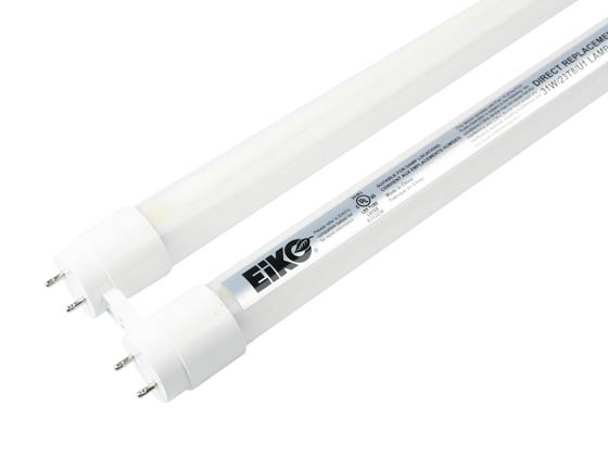 Eiko 10094 LED11.5WT8F/U1/835-G8DR 11.5W 1.6" Gap 3500K T8 U-Bend LED Bulb, Ballast Compatible