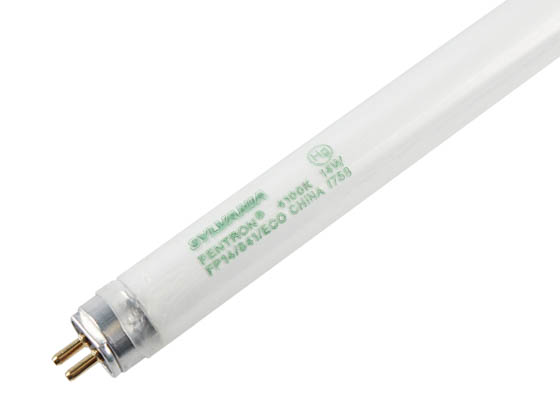 Sylvania 20914 (Safety) FP14/841/ECO (Safety) Safety Coated Pentron 14 Watt, 22 Inch T5 Cool White Fluorescent Bulb