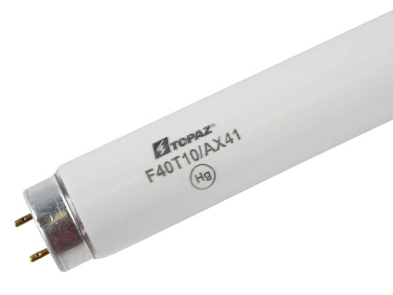 Topaz Lighting 70459 F40T10/AX41-14 Topaz 40W T10 High Performance Cool White Fluorescent Tube, 48 Inches, 3500 Lumens
