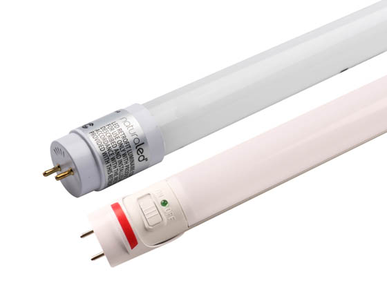 Bulbs.com 34355 5000K EM Bundle Combo Pack - Case of NaturaLED 15W 48" T8 5000K LED Ballast Bypass Bulbs and One Matching Aleddra Emergency T8 LED with Battery Backup