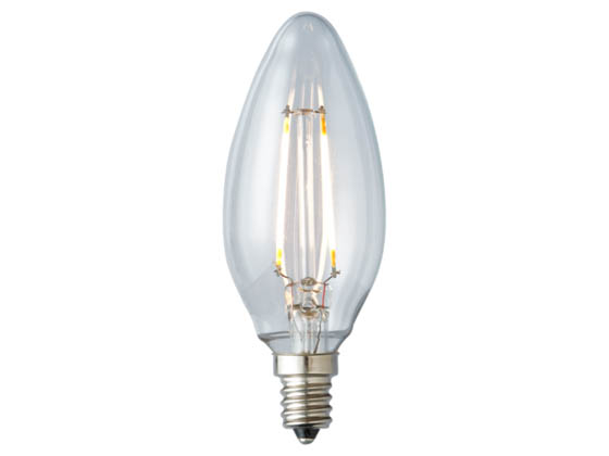 Archipelago Lighting LTB10C35027CB Dimmable 3.5W 2700K Decorative Filament LED Bulb, Enclosed Fixture and Outdoor Rated