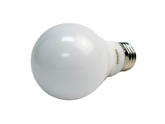 Philips Dimmable 8.8W Glow 2700K-2200K A-19 LED Bulb, Enclosed Fixture Rated | 8.8A19/PER/927-22/P/E26/WG T20 Bulbs.com