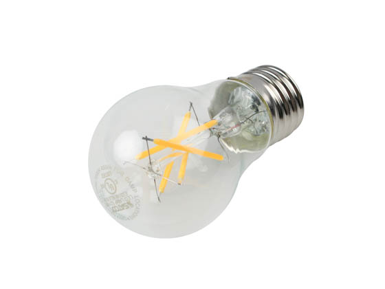 Satco Products, Inc. S21100 5A15/CL/LED/E26/3K/ES/120V Satco Dimmable 5W 3000K A15 Filament LED Bulb