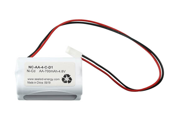Value Brand NC-AA-4-C-D1 4.8 Volt 700 mAh Ni-Cad Battery, 4 AA Cells, Cube Configuration