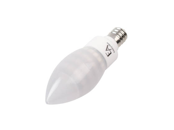 EmeryAllen EA-E12-3.0W-002-AMB 3 Watt Amber Turtle Safe Bulb, Candle Shape, E12 Base, Non-Dimmable
