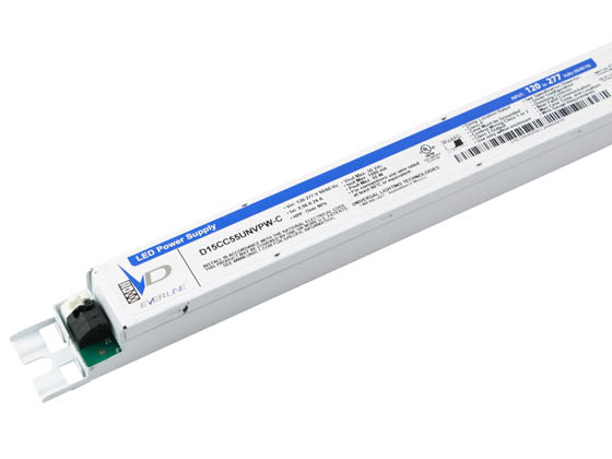 Everline D15CC55UNVPW-C010C Universal 55 Watt 1500mA Dimmable Programmable Constant Current Tuning LED Driver