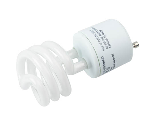 Halco Lighting 46525 CFL13/35/GU24 Halco Prolume 13 Watt T2 Spiral CFL Lamp, 3500K, GU24 Base, Non-Dimmable