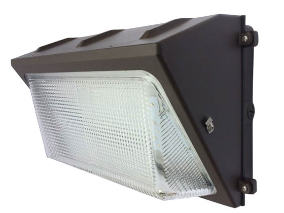 Commercial LED CLW4-505WMBR-2835 50 Watt, 175 Watt Equivalent 5000K Forward Throw LED Wallpack Fixture