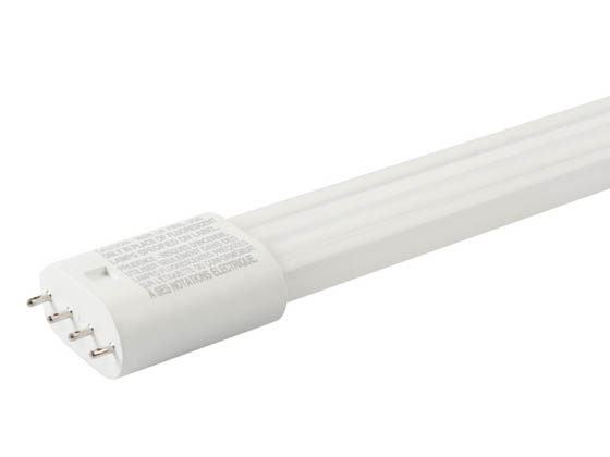 Eiko 10712 LED23W/PLL/850-G8D Non-Dimmable 23W 5000K 4 Pin Single Twin Tube PLL LED Bulb, Ballast Bypass