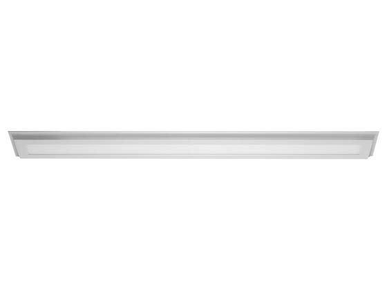 Satco Products, Inc. 62-1377 40W/LED/7"X49"/FLUSH/3K/WH Satco Blink Plus 40 Watt 7"x49" Surface Mount Fixture For Ceiling and Closets, 3000K, White Finish