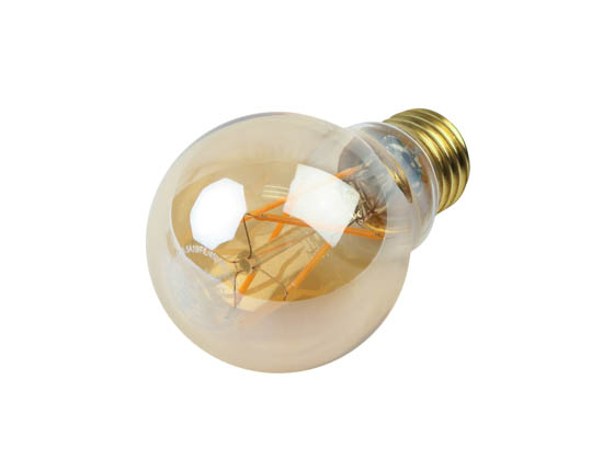 NaturaLED 5994 LED6.5A19/FIL/45L/922 Dimmable 6.5W 2200K 90 CRI A-19 Vintage Filament LED Bulb, Outdoor Rated and JA8 Compliant