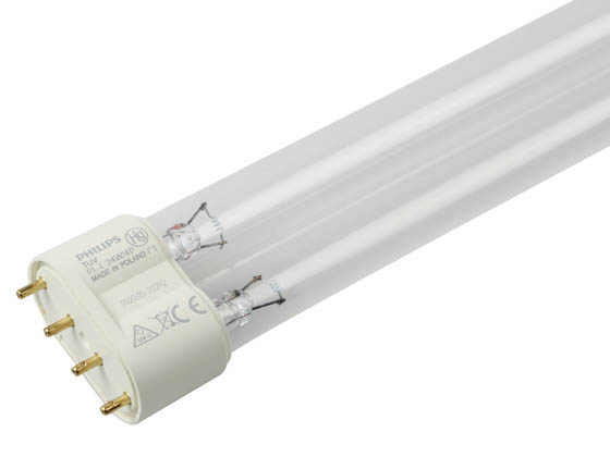 PLL 18W 24W 36W 55W 4-Pin Lamp Spare Pond Filter UV UVC Bulb Tube Light Watt 