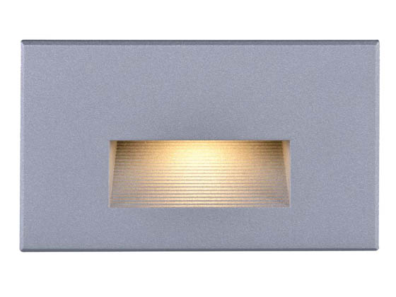 Satco Products, Inc. 65-411 Satco 5 Watt Horizontal LED Step Light, Gray Finish, 3000K, 120 Volt