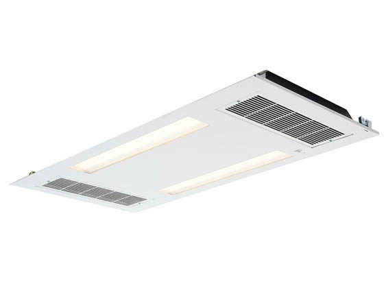 Healthe LSH Cleanse 2700 MVOLT SK Cleanse 2x4 Troffer LED 2700K Standard Lighting, UVC and HEPA Air Filter