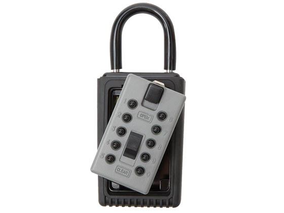 Kidde 001166 Portable 3-Key Pushbutton Keysafe, Titanium