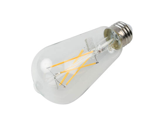 Bulbrite 776769 LED8ST18/30K/FIL/3/JA8 Dimmable 8.5W 3000K 90 CRI ST18 Filament LED Bulb, JA8 Compliant, Outdoor and Enclosed Rated