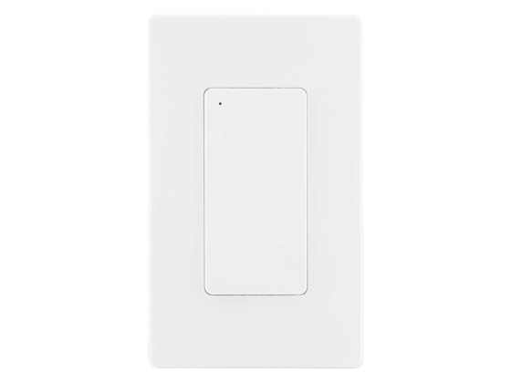 Satco Products, Inc. S11267 SF/ON-OFF/WALL/WHITE Satco Starfish Smart Technology On/Off Wall Switch, White Finish