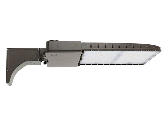 Value Brand AF-37679 AF-300W40K-T3-AM 300 Watt, 1000 Watt Equivalent, Dimmable 4000K Slim LED Area Light Fixture With Arm Mount, Type III