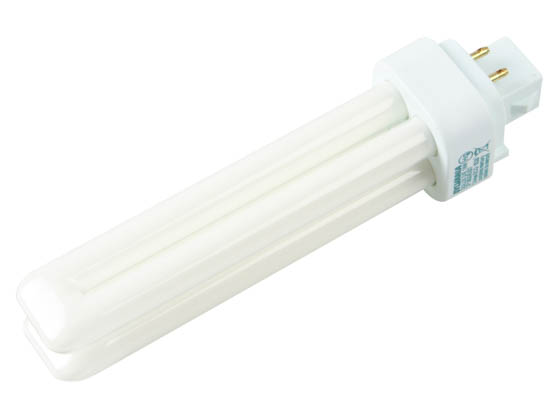Sylvania 20668 CF18DD/E/841/ECO  18 Watt, Quad 4-Pin Cool White Twin Tube CFL Bulb, 4100K