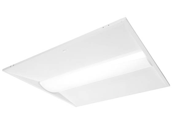 MaxLite 105639 MLVT22D20WCSCR Maxlite Dimmable Wattage Selectable (20W/30W/40W) and Color Selectable (3500K/4000K/5000K) 2x2 ft LED Recessed Troffer Fixture, C-Max Compatible