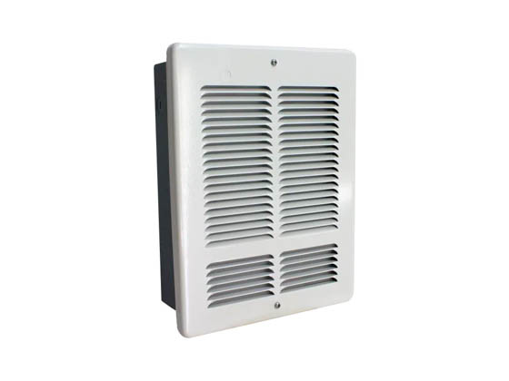 King Electric W2420-W In-Wall Electric Heater 2000-1000W Adjustable Wattage Heater White 240/208V