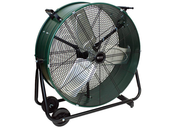 King Electric DFC-24D-S 24" High-Velocity Dual Speed Drum Fan 7300 CFM 120V