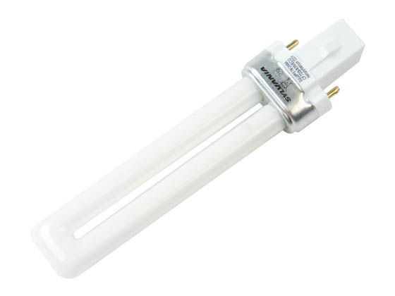 Sylvania 21276 CF7DS/835/ECO 7  Watt 2-Pin Neutral White Single Twin Tube CFL Bulb