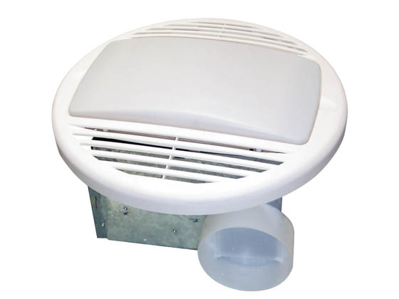 Value Brand BFV50LED Bath Fan LED 50CFM 50 CFM 4" Duct With Integrated 12W LED Light Round 120V