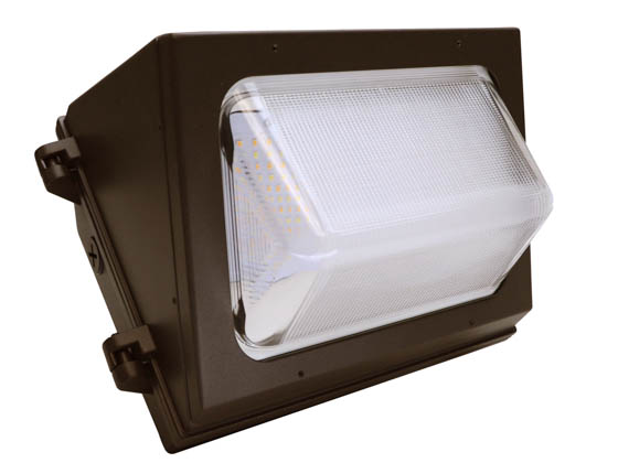 MaxLite 105937 WCOP60U-WCSBPC Maxlite Dimmable 150-250 Watt Equivalent, Wattage Selectable (28W/40W/60W) and Color Selectable (3000K/4000K/5000K) Forward Throw LED Wallpack Fixture With Easy On/Off Photocell