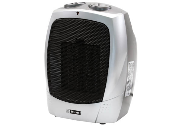 King Electric PH-2 Portable Heater 1500/750 Dual Wattage 5120 BTU Plug-In with Built-In Thermostat 120V