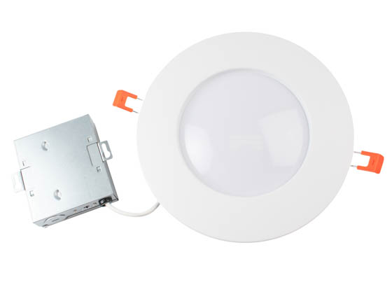 TCP DR8CCT2 Dimmable 18 Watt 8" Round Color Selectable (3000K/4000K/5000K) Flat Face LED Downlight