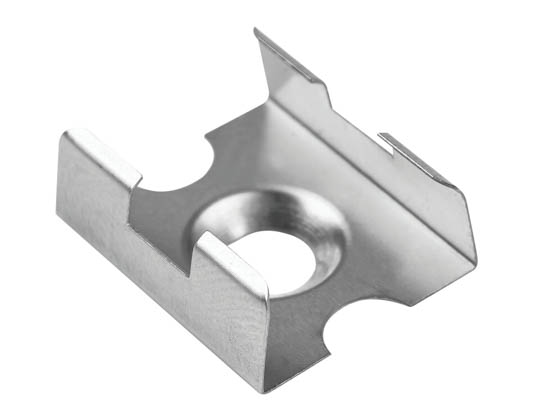 KLUS 24190 Mounting Bracket For MICRO-ALU and TAMI Channels, Chrome