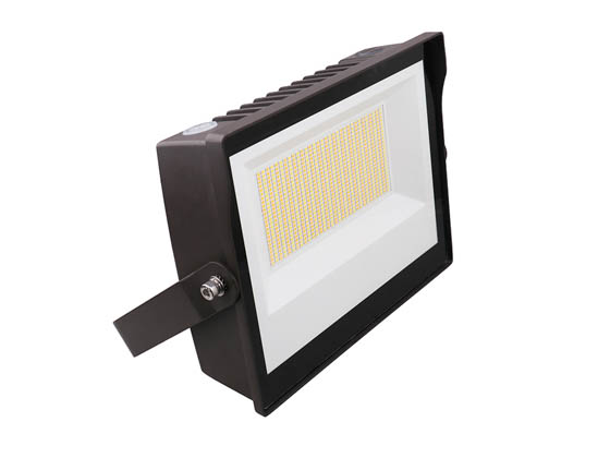 MaxLite 108585 MSF140UW-WCSBYPC Maxlite 400 Watt HID Equivalent, Wattage Selectable (100W/120W/140W) and Color Selectable (3000K/4000K/5000K) Slim LED Flood Light Fixture With Yoke Mount and Photocell