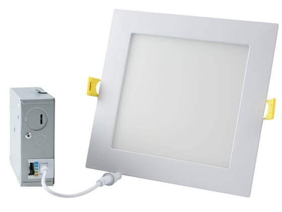 Halco Lighting 89097 FSDLS6FR12/SQ/CCT/LED Halco 6", 12 Watt Square Flat LED Downlight, Color Selectable, 90 CRI