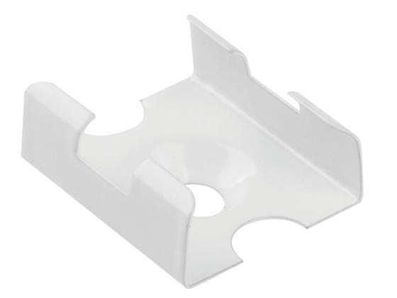 KLUS 24223 Mounting Bracket For MICRO-ALU Channels, White