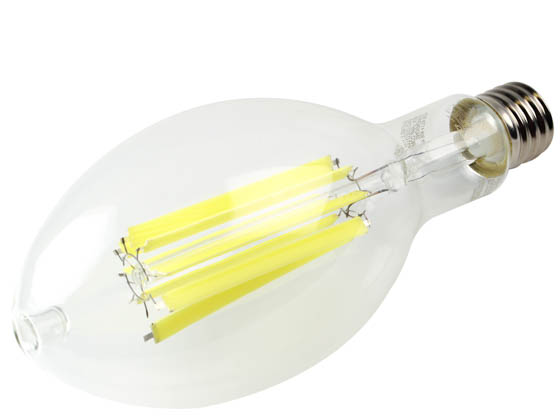 TCP FED37N40040E39CL 60W ED37 High Lumen HID Replacement LED Filament Lamp, 400W Equivalent, 4000K, E39 Base, Ballast Bypass