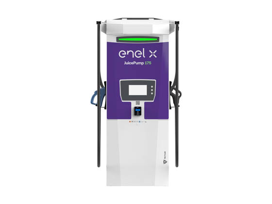 JuiceBox JuicePump 175kW DCFC Enel X JuicePump 175kW DC Fast Charge Dual Port CHadeMO and CCS-1 with 4G Cellular
