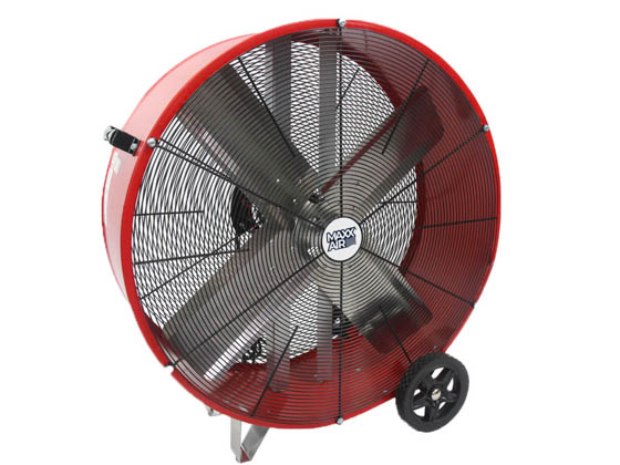 Ventamatic BF30DD RED Maxx Air 30" 2-Speed High-Velocity Direct Drive Fan With Steel Shroud 120V