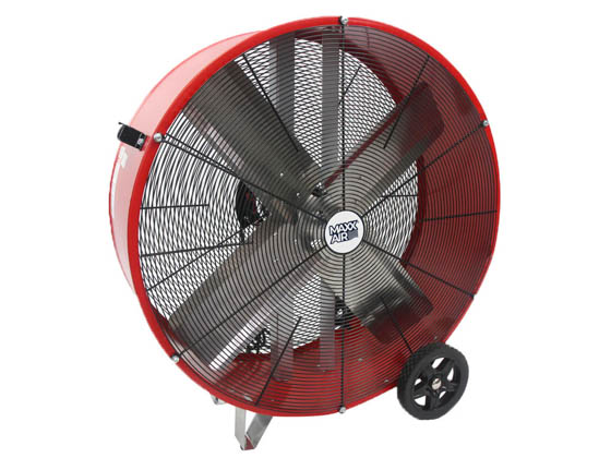 Ventamatic BF36DD RED Maxx Air 36" 2-Speed High-Velocity Direct Drive Fan With Steel Shroud 120V