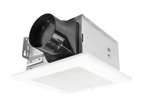 Ventamatic BC80H QuFresh Ultra-Quiet 80 CFM 0.9 Sones Ceiling or Wall Mount 4" Duct With Humidity Sensor 120V
