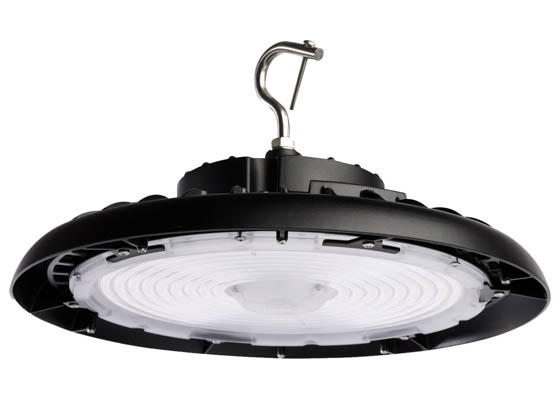 Satco Products, Inc. 65-771R2 LED UFO HIGHBAY CCT & WATT ADJ Satco Dimmable Wattage Selectable (150W/175W/200W) and Color Selectable (3000K/4000K/5000K) Round UFO LED High Bay Fixture