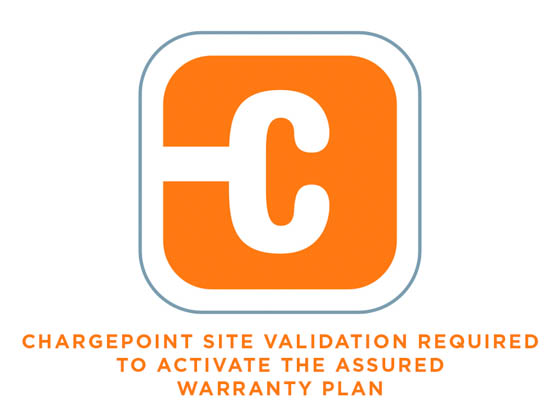 ChargePoint CPSUPPORT-SITEVALID CPSUPPORT-SITEVALID Required to Activate the Assured Warranty Plan For CPF50 or CT4000s Series Chargers (1 Site Validation Needed Per Location)
