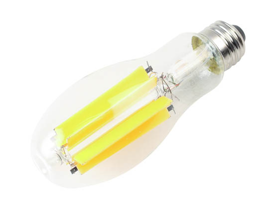 TCP FED17N05027E26CL ED17 27K E26 CLEAR 15W ED17 HID Replacement LED Filament Lamp, 50W Equivalent, 2700K, E26 Base, Ballast Bypass
