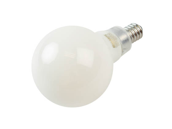 Bulbrite 776712 LED4G16/30K/FIL/M/3 4 Watt Dimmable G16 Milky LED Filament Bulb, 3000K, 90 CRI